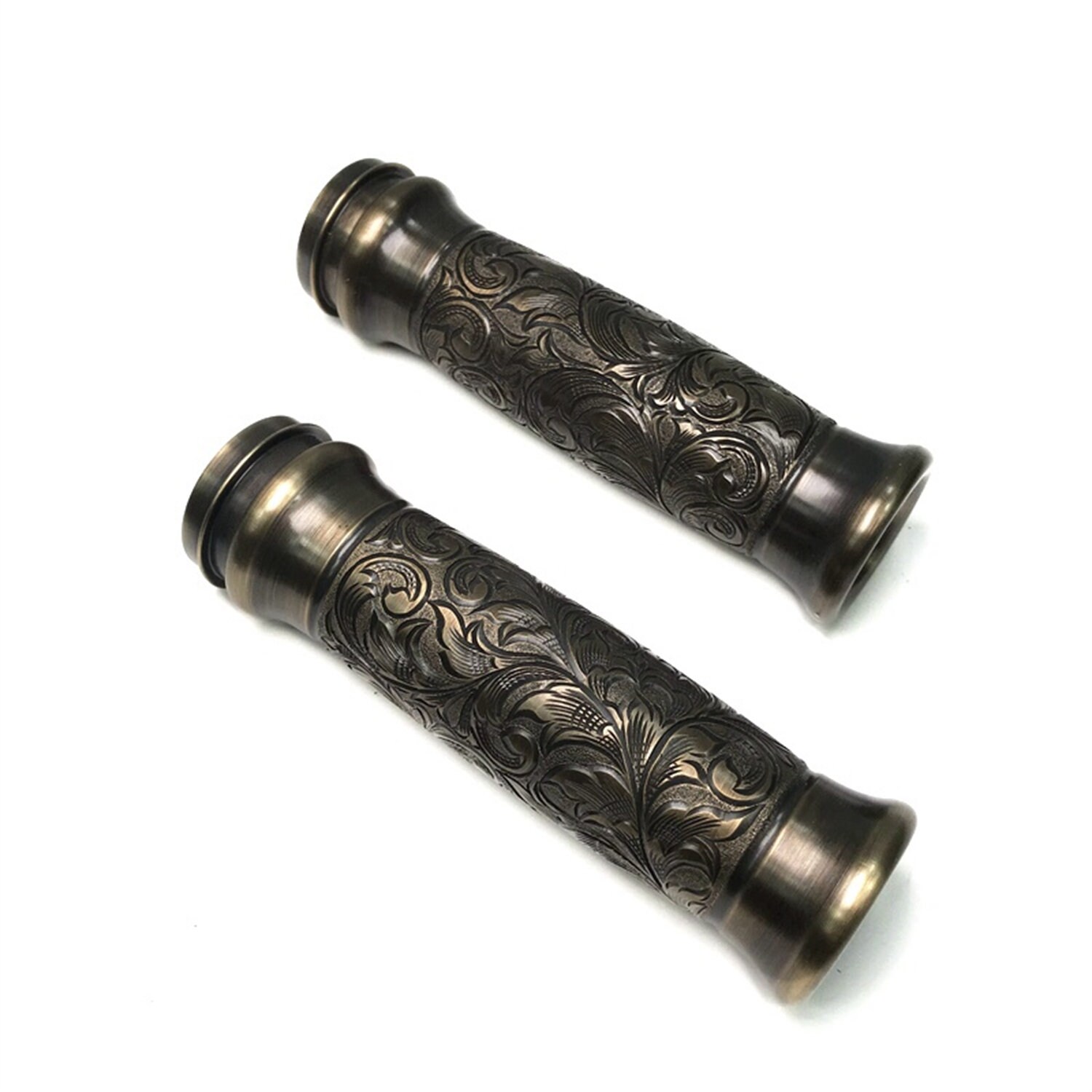 Harley Davidson Engraved Custom Brass Hand Grips For Harley Etsy