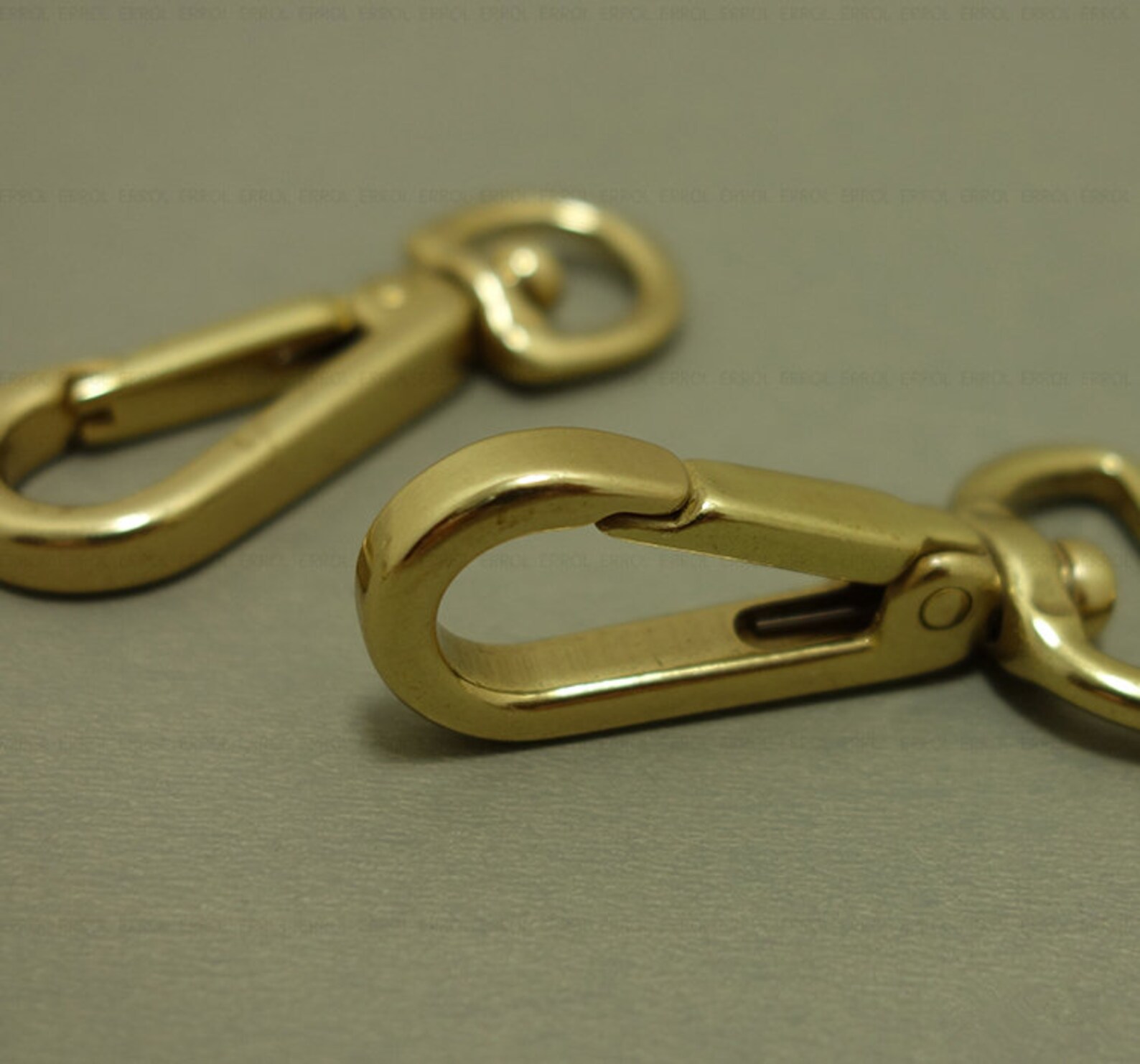 Gold Swivel Triangular Clasp Leather Lobster Clasplanyard Etsy