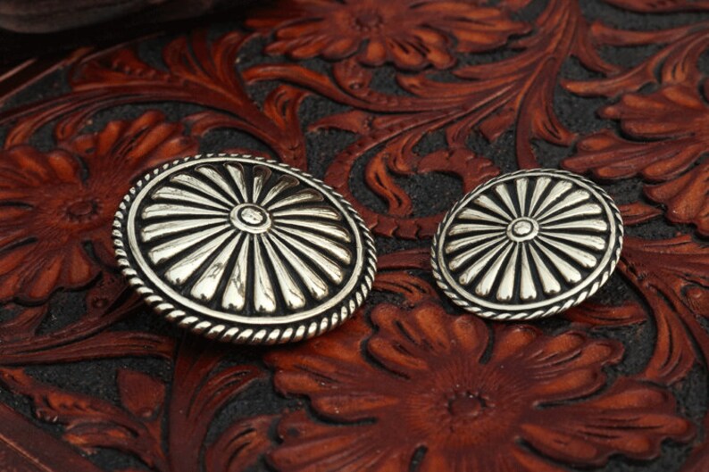 Boho Style Conchos Leather Craft Decoration Concho Rivets Etsy