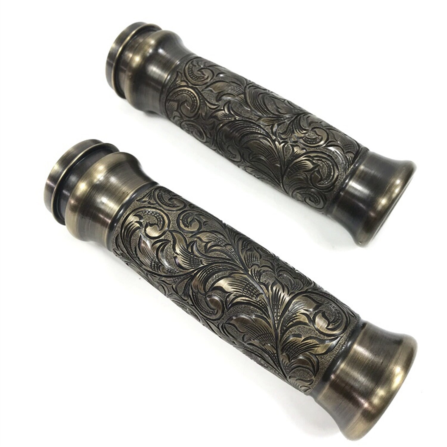 Harley Davidson Engraved Custom Brass Hand Grips For Harley Etsy