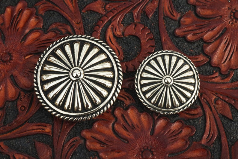 Boho Style Conchos Leather Craft Decoration Concho Rivets Etsy