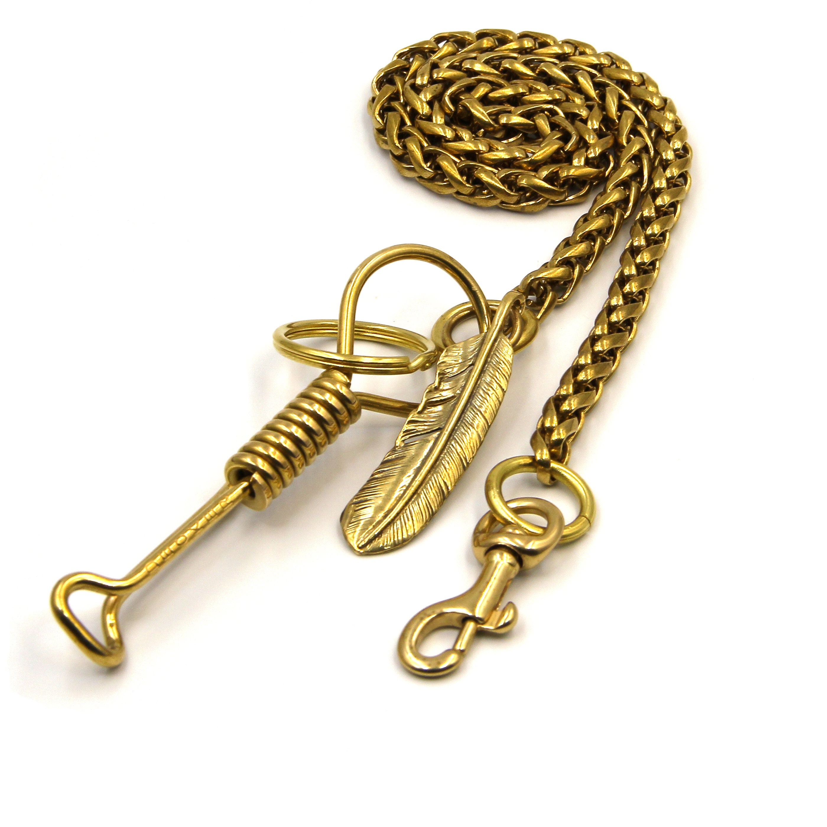 Brass Gifts Keychain Biker Wallet ChainTrucker Purse Etsy