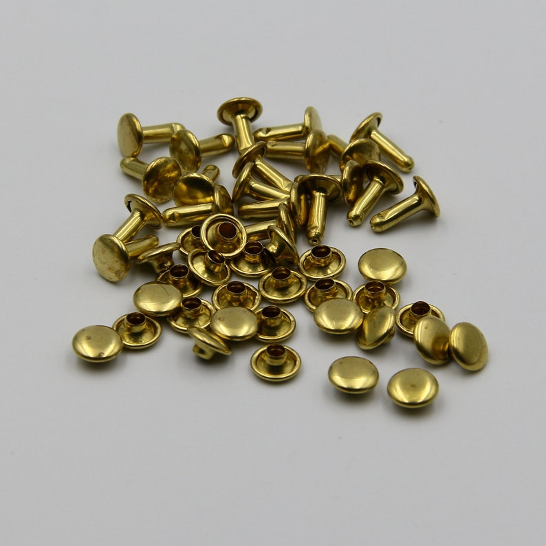 Leather Repair Rapid Rivets Studs Double Cap8x12mm Etsy