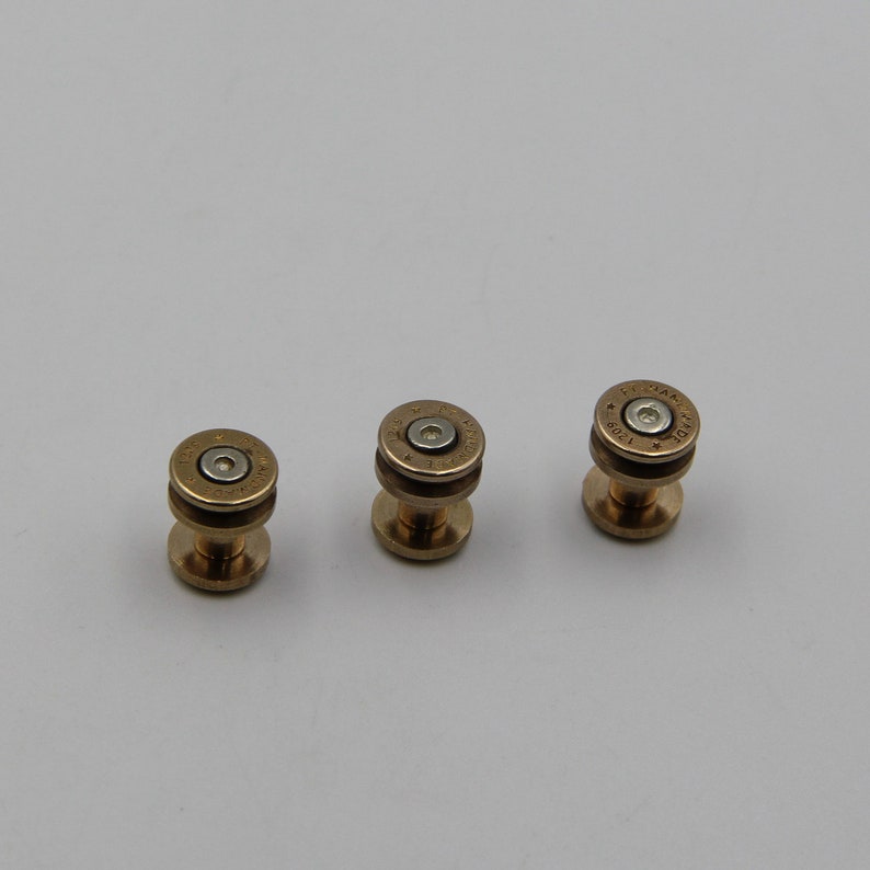 Bullet Leather Fastener Rivets Chicago Screw Post 10x5mm Etsy