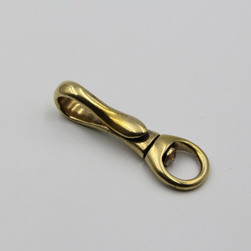 New Men Belt Clip Buckle Vintage Brass Cobra Gold Keychain Key Ring Holder Hook New Men Belt Clip Buckle Vintage Brass Cobra Gold Keychain Key Ring Holder Hook