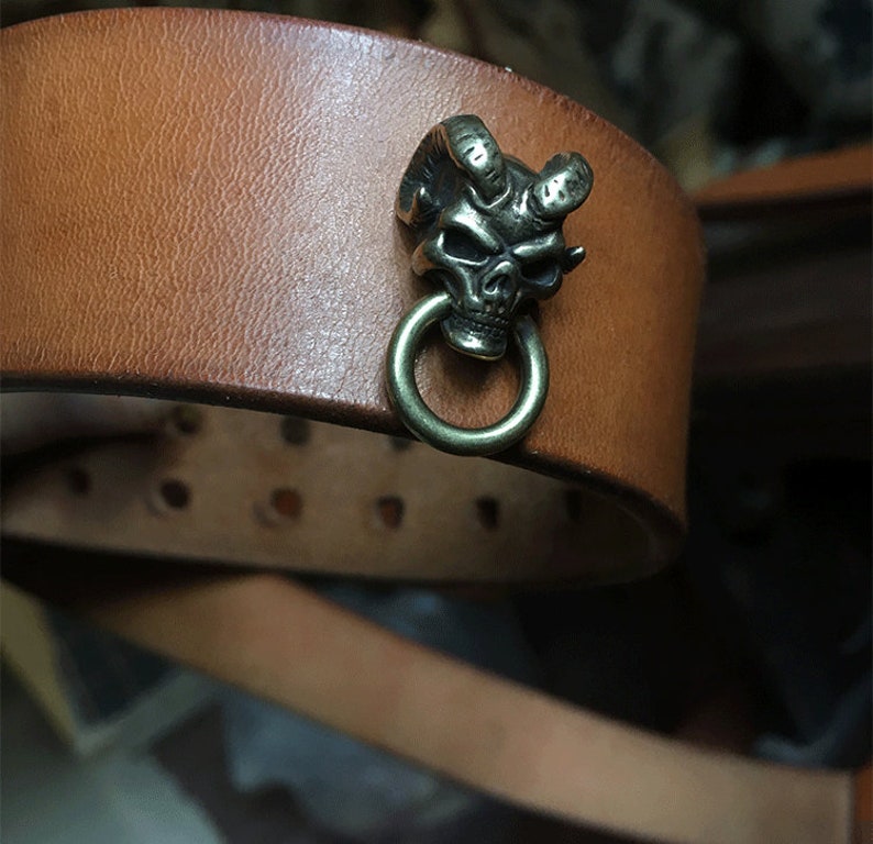 Vintage Lucifer Concho With Ring Copper