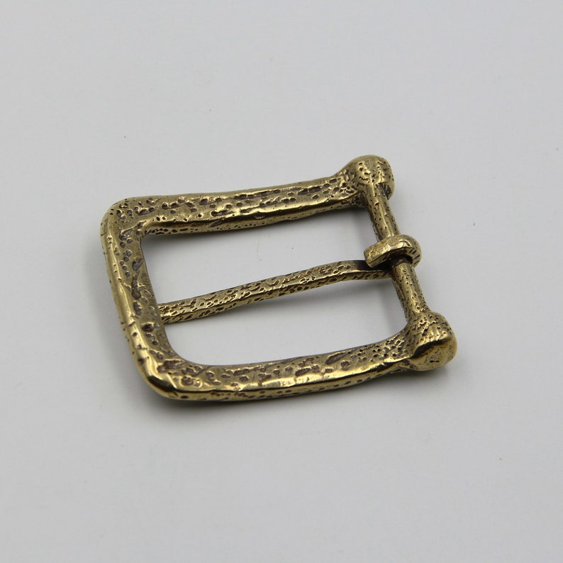 Pothole Engraved Brass Buckle for Leather Belt 33mm Etsy