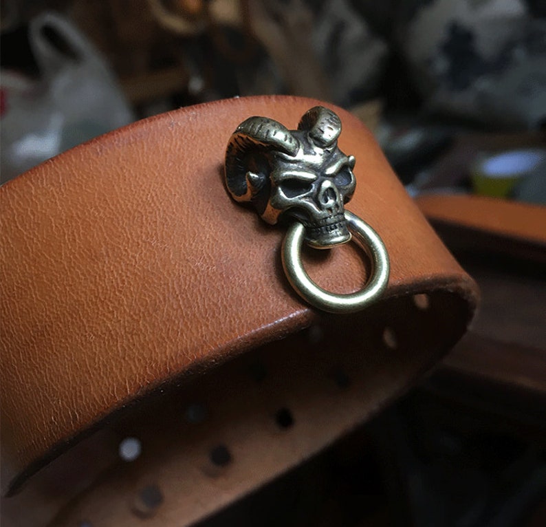 Vintage Lucifer Concho With Ring Copper