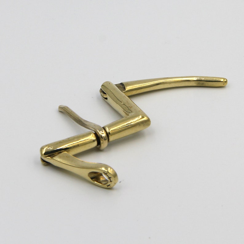 Men's Quick Release Brass Buckle for Belt 3738 Mm Etsy