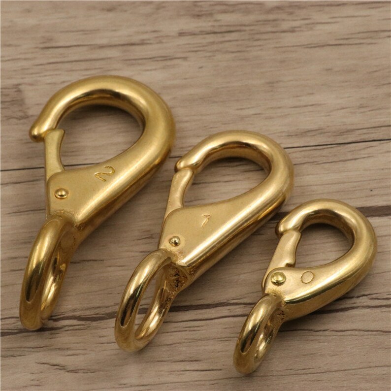 10pcs 2.5 x 14mm Solid brass jump rings Connectors for Craft Fob wallet chain