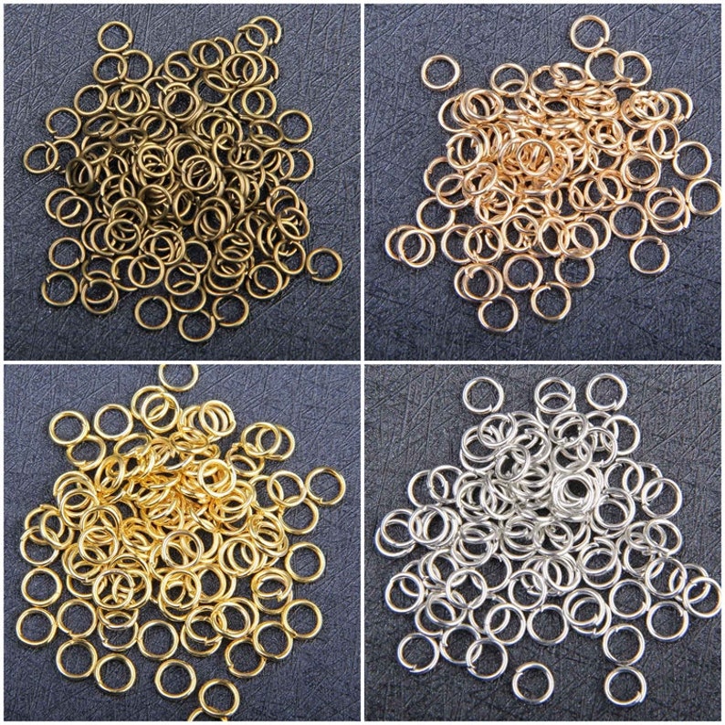 Wholesale 5mm Opened Jump Ring For DIY Jewelry Necklace Key Etsy