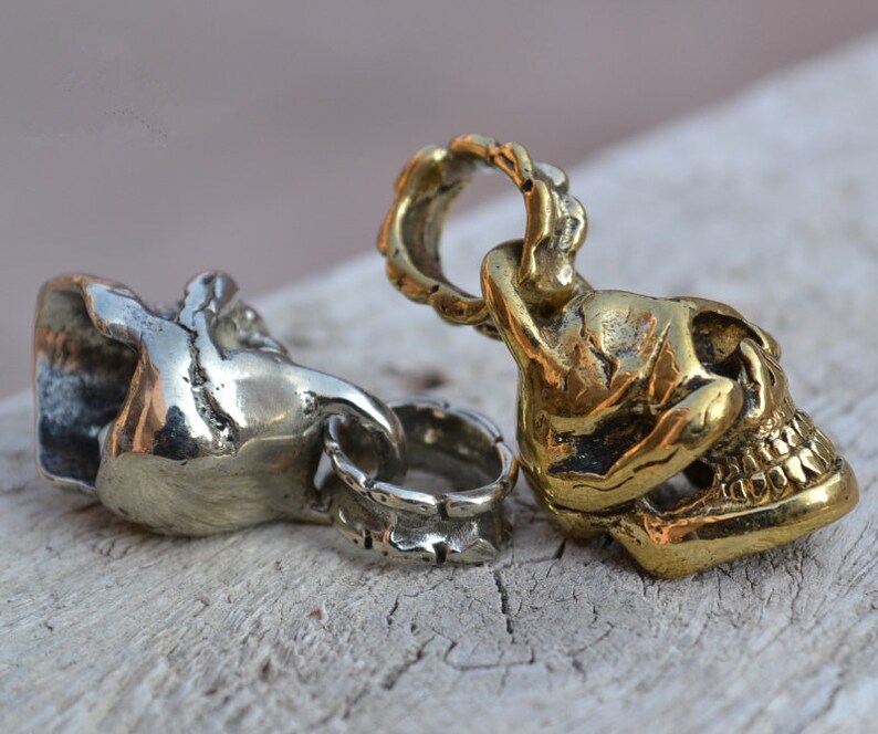 One-Eye Skull Jewelry Pendants DIY Necklace Fitting