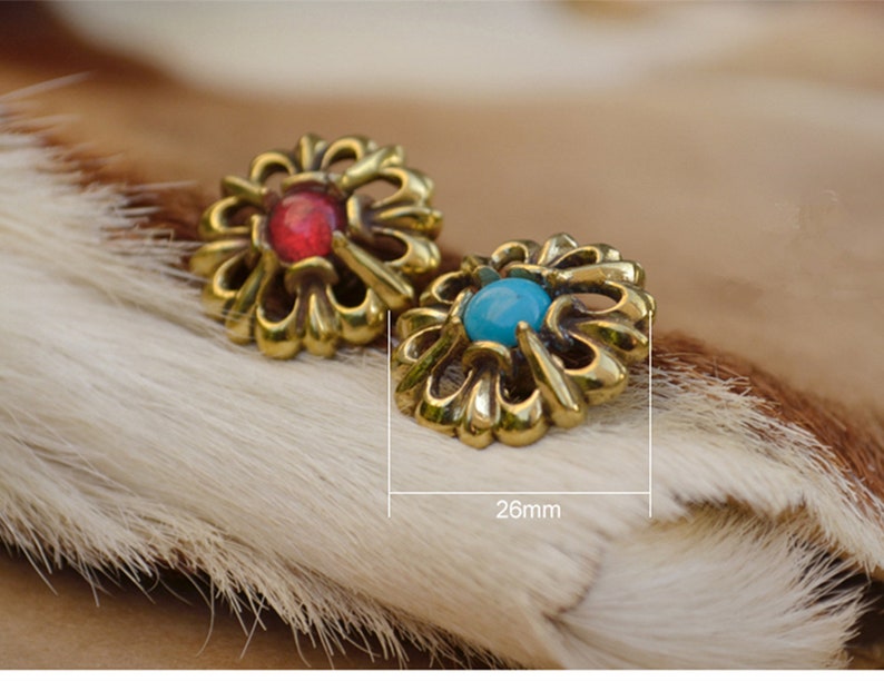 Turquoise Decor Screw Conchos For Leather Crafts,Leather Wallets Turquoise Decor Screw Conchos For Leather Crafts,Leather Wallets