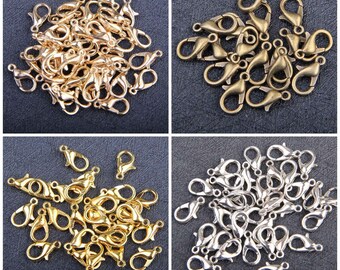 Großhandel 12 * 6MM Karabiner für Halskette Kette Verschluss Verschluss/lang-up Hummer/Kettenverschluss