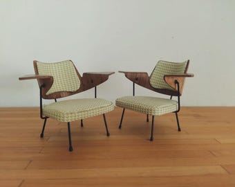 Pareja de butacas diseñadas por Robin Day en los años 50