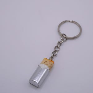 Jack In The Box Sausage Breakfast Burrito Mini Brands Keychain|Food Keychain|Snack Keychain|Fun Keychain|Miniature Food Keychain|