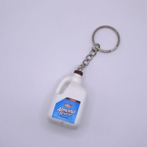 Blue Diamond Chocolate Almond Milk Mini Brand Keychain|Food Keychain |Snack Keychain|Fun Keychain |Miniature Food Keychain |Quirky Keychain|