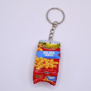 Ore-Ida Crinkle Cut Fries Mini Brands Keychain|Food Keychain|Snack Keychain|Fun Keychain|Miniature Food Keychain|Quirky Keychain|Fries|