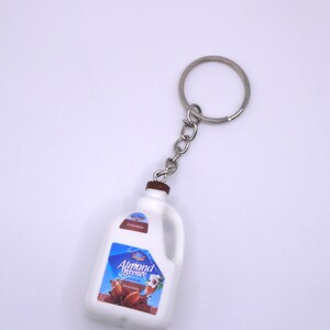 Blaue Diamant Schokolade Mandelmilch Mini Marke Schlüsselanhänger|Essen Schlüsselanhänger |Snack Schlüsselanhänger|Fun Schlüsselanhänger |Miniatur Essen Schlüsselanhänger |