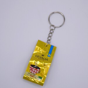 Gevalia Ground Coffee Mini Brands Keychain |Food Keychain |Snack Keychain|Fun Keychain |Miniature Food Keychain |Quirky Keychain|