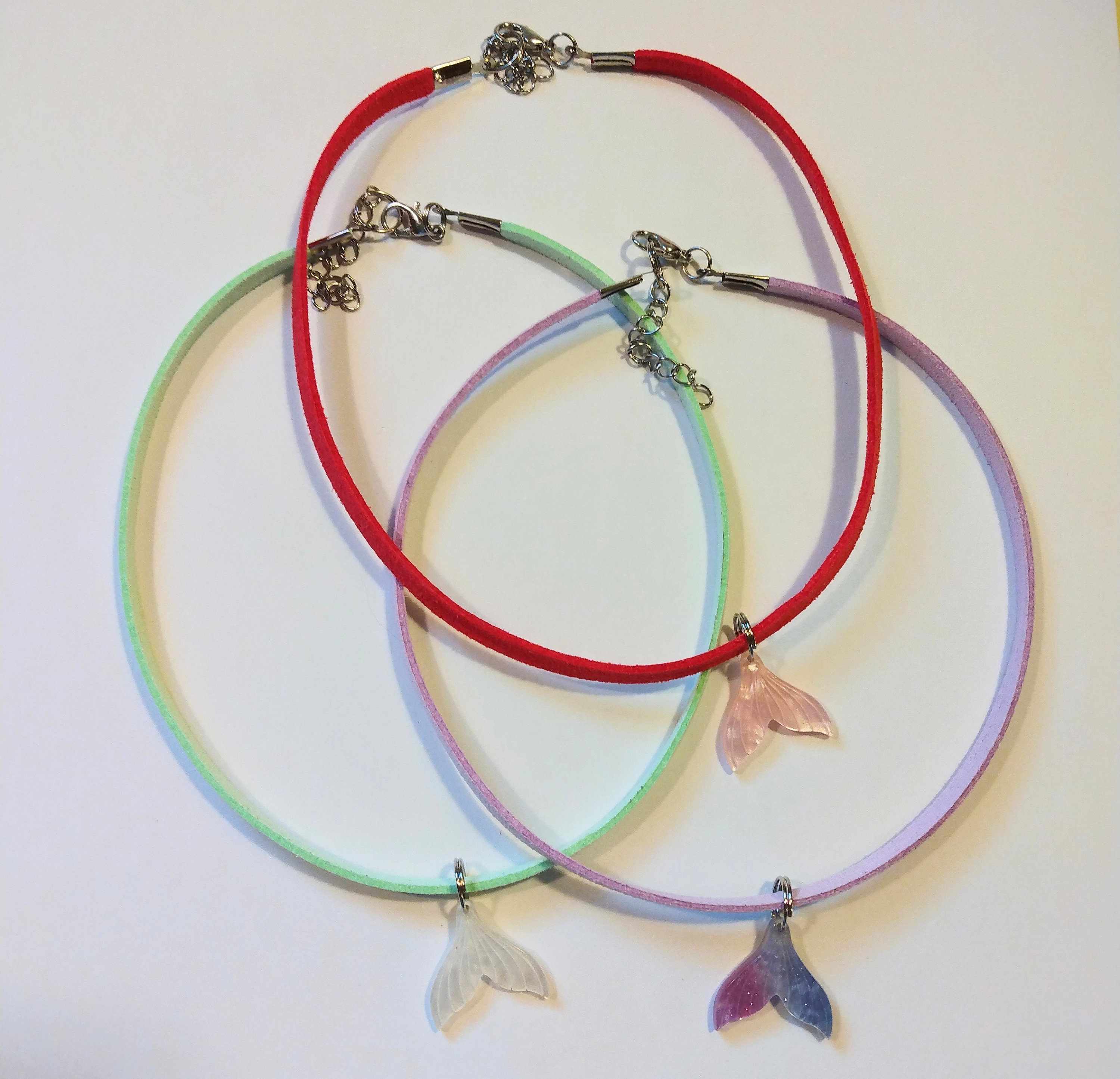 Mermaid Tail Choker, Girls, Tweens & Teens Suede Mermaid Choker, Teen