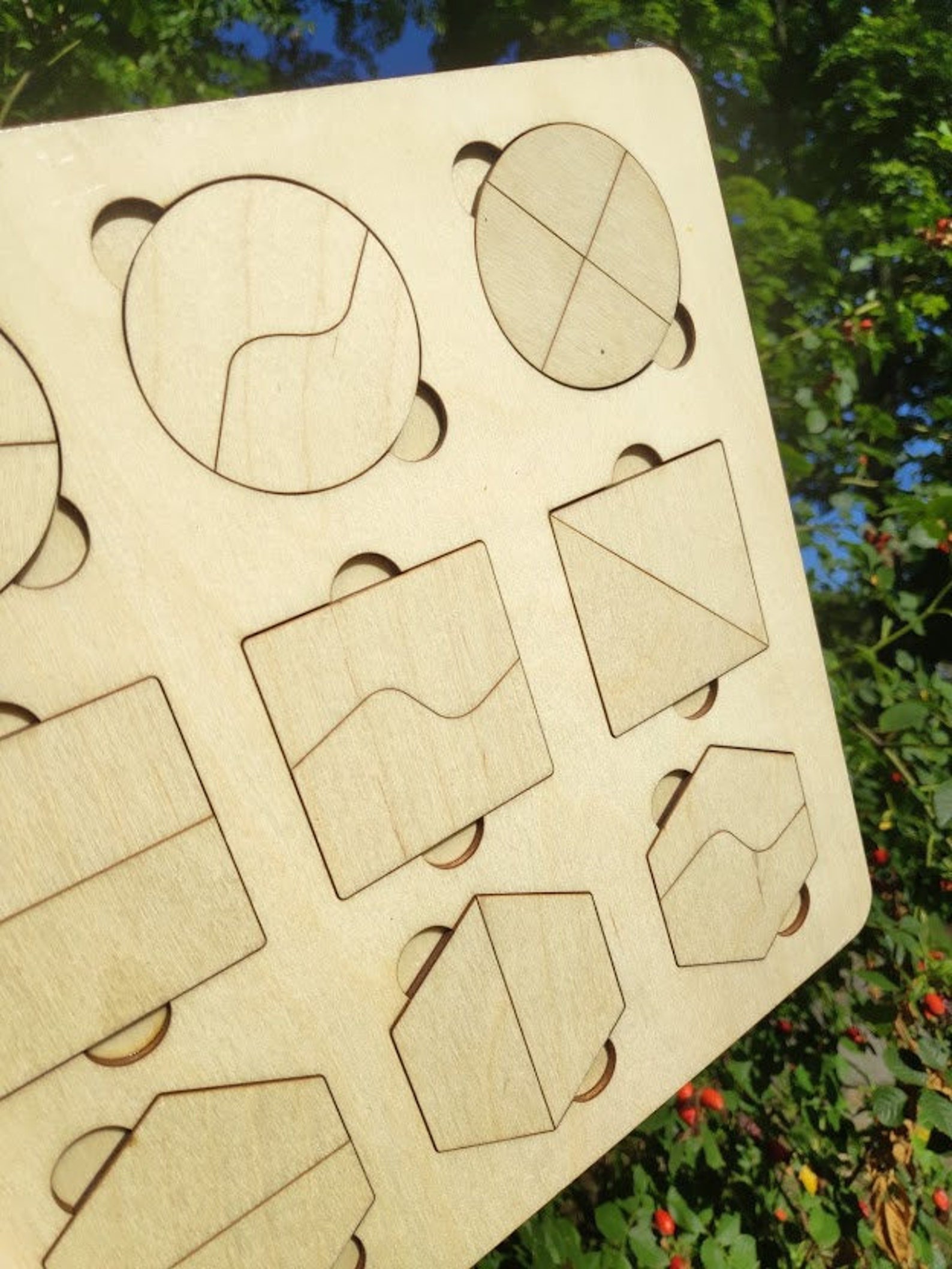 diy shape puzzle
