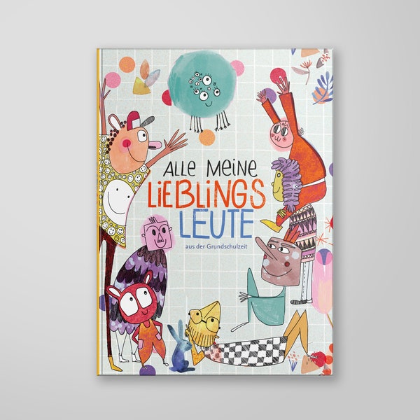 Friends book elementary school favorite people friendship album for 15 friends for school enrollment, gender neutral, school enrollment book