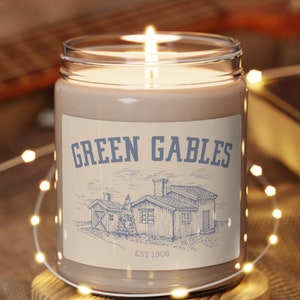 Anne of Green Gables, Bookish candles, booktok merch, book candles gifts, Literary Candle, classic Literature, Anne Shirley