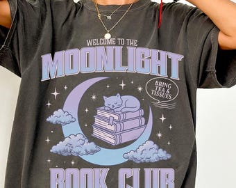 Night Owl Reader Comfort Colors Shirt: Book Lover Gift