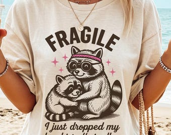 Proud College Mom/Dad Tee: Fragile Dropped Daughter Off at College