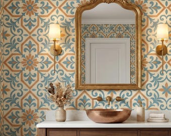 Moroccan Tile Wallpaper