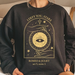 Shakespeare Pullover, Renaissance Shirt, Dichter Shirt, Dichter Sweatshirt, Englisch Lehrer Geschenk, Romeo und Julia, Shakespeare Geschenke