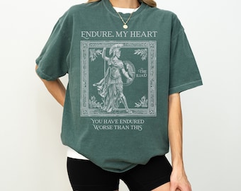 The Iliad Homer, Greek Mythology shirt, lore Olympus, bookish gifts, dark cottagecore, poet shirt, Literature sweater, dark academia shirt
