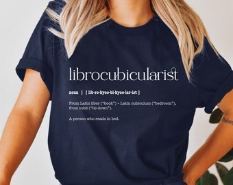 Librocubicularist T-Shirt: Book Lover Gift, Dark Academia