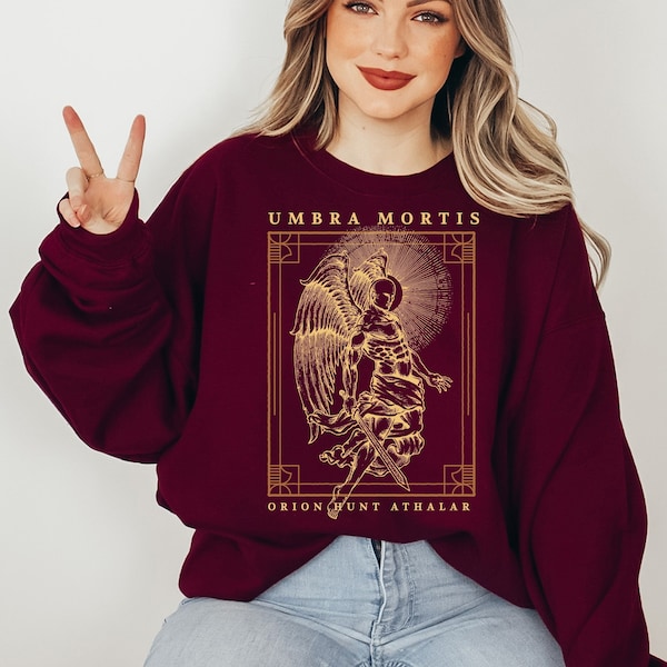 Crescent City shirt, Umbra Mortis sweatshirt, SJM Clothes, Ruhn Danaan Athalar, CC reading gifts, Acotar Shirt, Sarah J Maas Booktok bookish