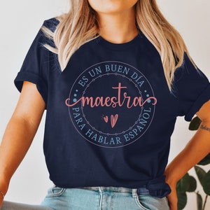 Maestra shirt, Spanish Teacher Shirt, Maestra Bilingue, Bilingual Teacher, Mexican Shirt, Latina Teacher, spanish teacher gift