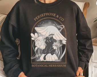 hades and persephone greek mythology bookish sweater, lore olympus, bookish gifts, dark cottagecore poet sweatshirt