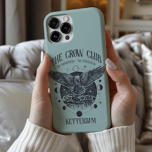 Six of Crows iPhone Case: Ketterdam Crow Club Romantasy Gift
