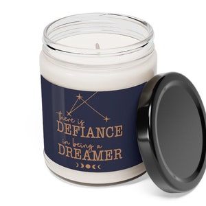 bookish candles, book candle, aesthetic candles, booktok merch addie larue candle, dark academia candle, v e Schwab candle