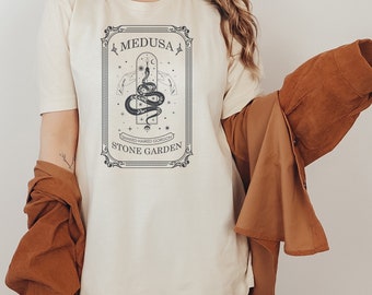 Medusa shirt, Greek mythology, bookish merch, Literature teacher, Philosopher gifts, The Iliad Odyssey, poet book club, Artemis costume