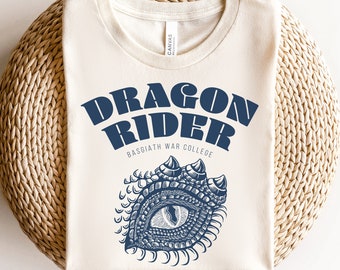Shirt Fourth Wing: T-shirt Dragon Rider, leesgrage fantasiecadeau
