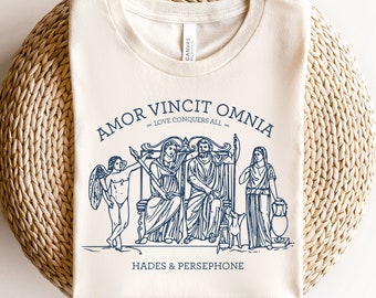 hades and persephone greek mythology bookish shirt, lore olympus, bookish gifts, dark cottagecore poet shirt