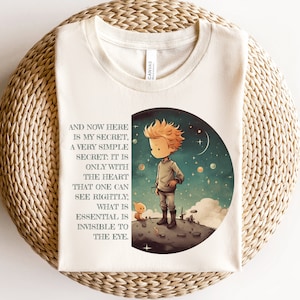 Little Prince shirt, Le petit prince, 4th 5th 6th grade, English teacher gift, book club sweatshirt, children&#39;s books