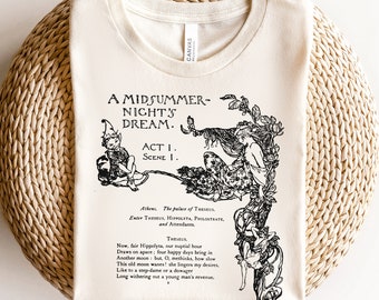 Shakespeare-shirt, leesgrage merch, geschenk voor leraar Engels, literatuurdichter-t-shirt, gotische kleding, boekenclubgeschenken