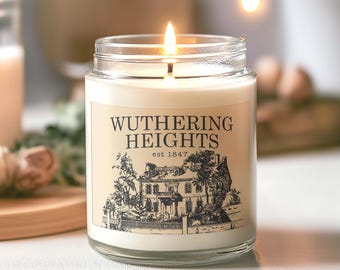 Wuthering Heights Soy Candle: Heathcliff Bookish Aromatherapy