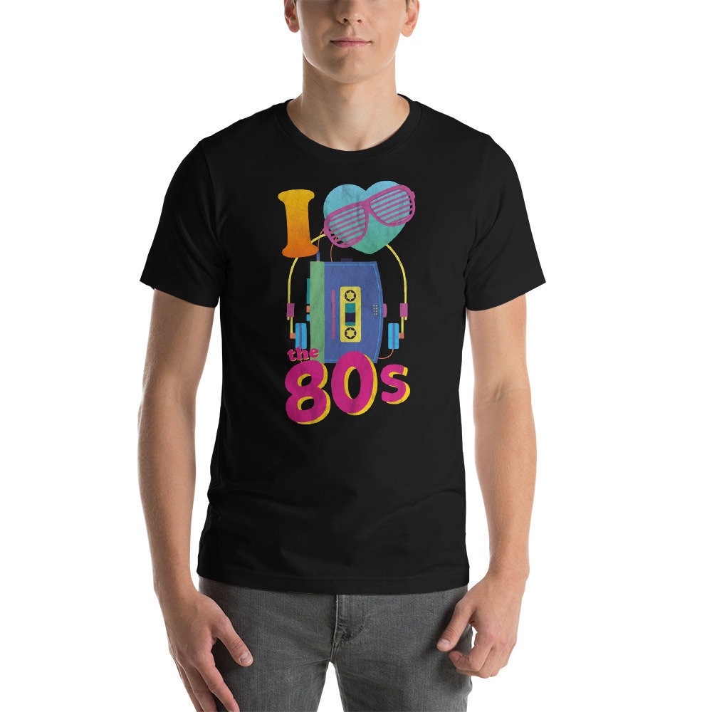 t-shirt i love 80s
