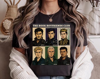 Book Boyfriend Club T-Shirt: Romantasy Reader Gift