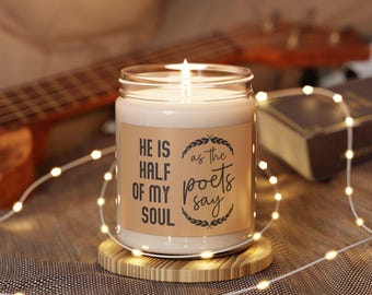 song of achilles candle, Dead Poets Society, booktok merch, Bookish candle, Greek Mythology Literature, dark academia candle