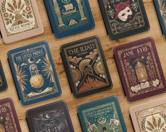 Book Kindle case cover accessories, cute book folio case bookish reader gift for Kindle Paperwhite 12th gen sleeve