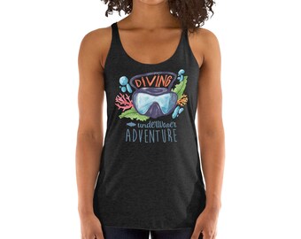 Idakoos Scuba Diving Champion Tank Top Idakoos Scuba Diving Champion Tank Top